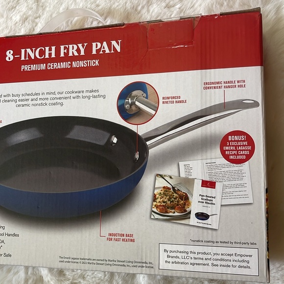 New in original box 8-inch premium ceramic nonstick fry pan with stay-cool handβ - Picture 8 of 9